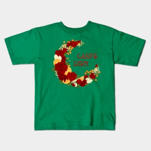 Full Bloom | Red Carpe Diem Kids T-Shirt